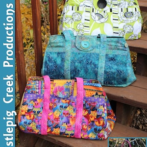 The Big Easy Expanding Tote Sewing Pattern - PDF