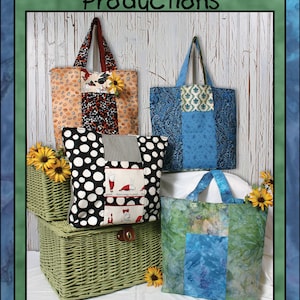 Six Pack Stack Tote Sewing Pattern - PDF - Etsy