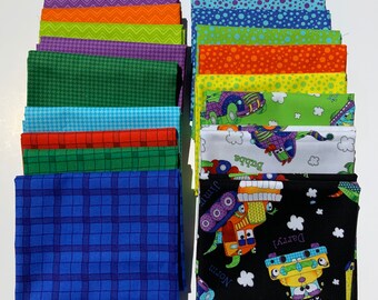 Monster Trucks Fat Quarter Bundle