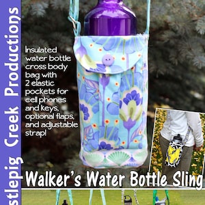 Walkers Water Bottle Sling Sewing Pattern - PDF