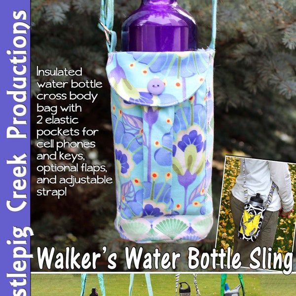 Walkers Water Bottle Sling Sewing Pattern - PDF