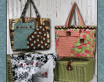 ★TOUT Y EST★ Printed Pattern Pocket Tote Bag CLDMB1202 SPT-6_5b21bfda-9d6c-4765-8ded-