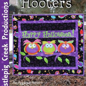 Halloween Hooters Wall Hanging PDF image 1
