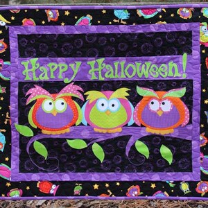 Halloween Hooters Wall Hanging PDF image 3