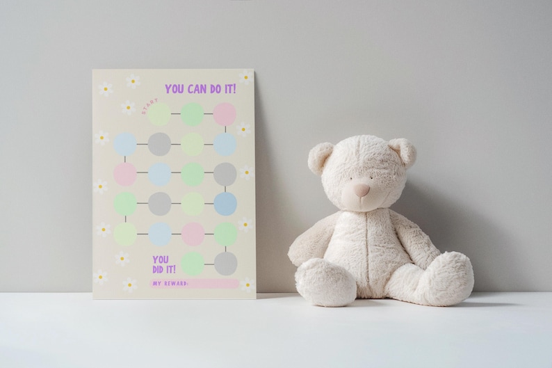 Cute Printable Reward Chart for Kids - Etsy