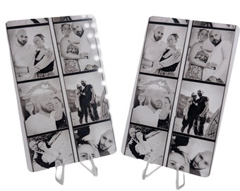 Personalized Photobooth Style Wallet Card - Valentine's Day Keepsake
