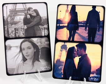 Personalized Photobooth Style Wallet Card: Valentine's Day Keepsake