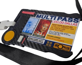 Niestandardowy 5. Element Multipass - Rekwizyt do kostiumu cosplay Piątego Elementu