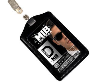 Personalized MIB Agent ID Badge - Men In Black Cosplay Costume Prop