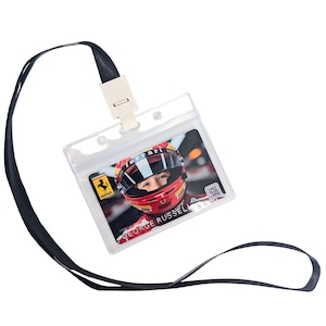 Gepersonaliseerde F1 Ferrari ID-badges voor kinderen en volwassenen - aangepaste naamkaartjes, cosplay prop met racethema, feestartikelen, formule 1-kostuum