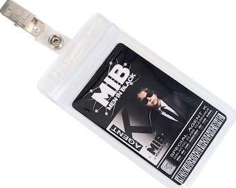 MIB Men in Black ID Badge Cosplay Halloween Costume