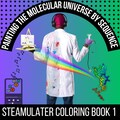 STEAMuLater Coloring Book 1: Painting the Molecular Universe by Sequence product logo
