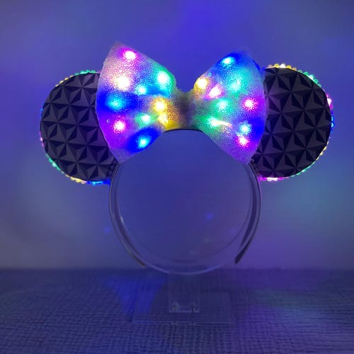 Disney‎ Epcot Spaceship Earth Light Up Ears Headband EPCOT Light-Up Ear Headband: A Disney Must-Have | TikTok main image 2