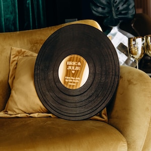 Guest Book Alternative, Unique Wedding Decor, Guestbook Wedding Sign Ideas, Music Lover Gift, Unique Gift for 9th Anniversary