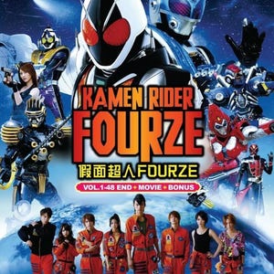 DVD Masked Kamen Rider Fourze Vol.1-48 End + Movie + Bonus English Subtitle