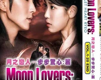 Drama coreano DVD Moon Lovers: Scarlet Heart Ryeo Volume 1-20End DVD Boxset Sottotitoli in inglese e spedizione rapida per tutte le regioni