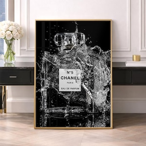 Chanel No 5 Wall Art - Etsy