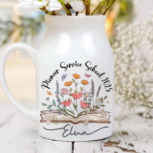 Personalized Pioneer School Gift Planter with Bible Verse – Jehovah’s Witness Graduation Favor Class of 2025