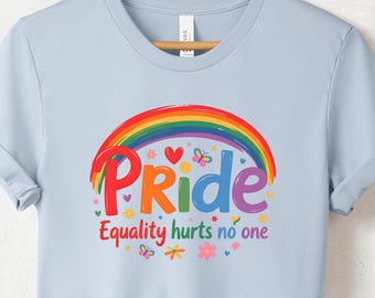 Pride Shirt, Floral Pride Shirt, Pride Month Shirt, Pride Love T-Shirt, LGBT Gifts For Friend, LGBTQ Support Shirt, Shirt