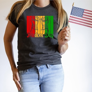 Juneteenth Shirt, Freedom Day Tee, Black Lives Matter, Black History Pride Shirt, Celebrate Juneteenth Gift