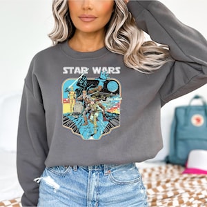 Star Wars A New Hope Sweatshirt, Retro Star Wars Tee, Disney World Family Sweatshirt, Funny Star Wars Sweatshirt, Disney Trip Gift
