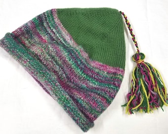 Elfen Magic Hand-knit Hand-spun Hat