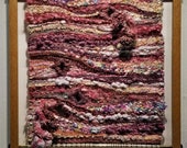 Crescendo, Rests and Staccatos: Tapestry Weaving with Handspun Yarn - Shades of Rose and Plum