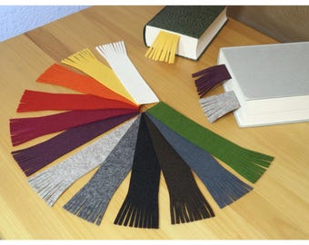 Elegant and Soft Touch Pure Merino Wool Felt Bookmark