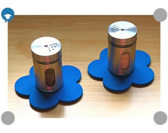 Flower Pure Merino Wool Felt Drink Coaster
