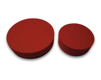 Round Pure Merino Wool Felt Drink Coaster