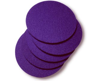 Round Pure Merino Wool Felt Drink Coaster