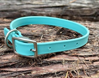 3/4" Waterproof Biothane Dog Buckle Collar - Heavy Duty Biothane