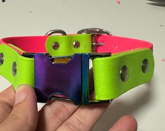 1" Waterproof Biothane Quick Release Buckle Collar - Standard Biothane