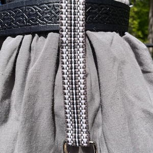 Hand Woven Skirt Hike - Grayscale