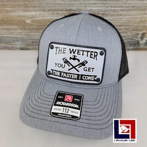 Plumbing Plumber Custom Leather Aluminum Patch Hat