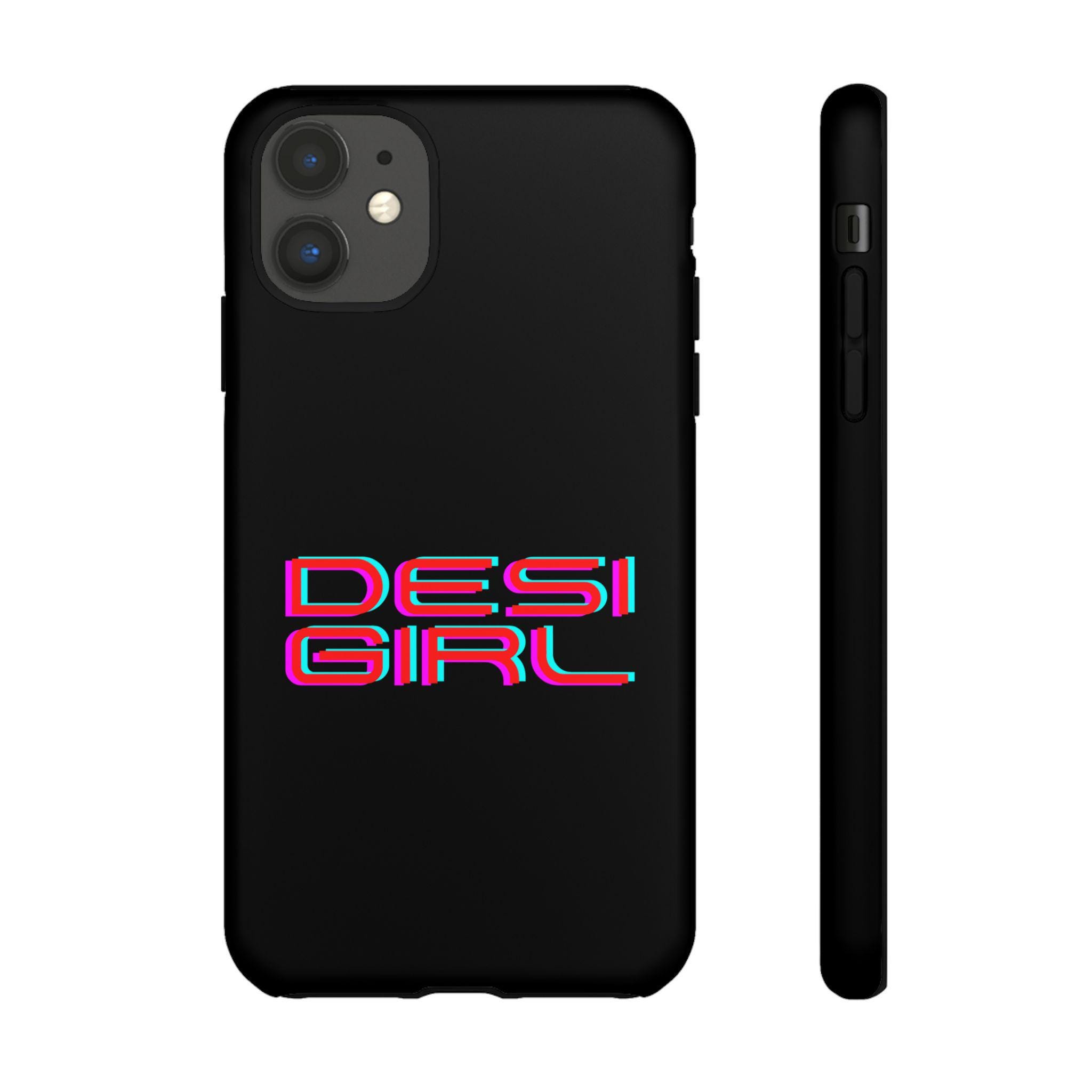 Desi Girl Neon Retro Font Phone Case | Tough Case - Etsy Desi Girl Neon Retro Font Phone Case | Tough Case - Etsy