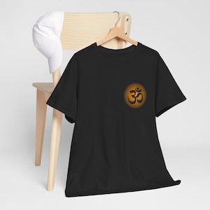 Aum Symbol T-Shirt, Meditation Tee, Unisex Yoga Shirt, Religious Graphic Tee, Zen Clothing for Men and Women