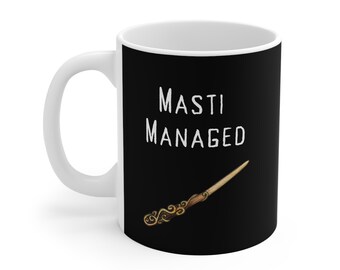 Masti Managed Mug - A Magical Desi Twist, Coffee Mug, Tea Cup, Desi Gift, Indian Drinkware, Funny Mug