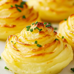 Receta fácil de patatas con cebollino y queso crema: para imprimir para las fiestas