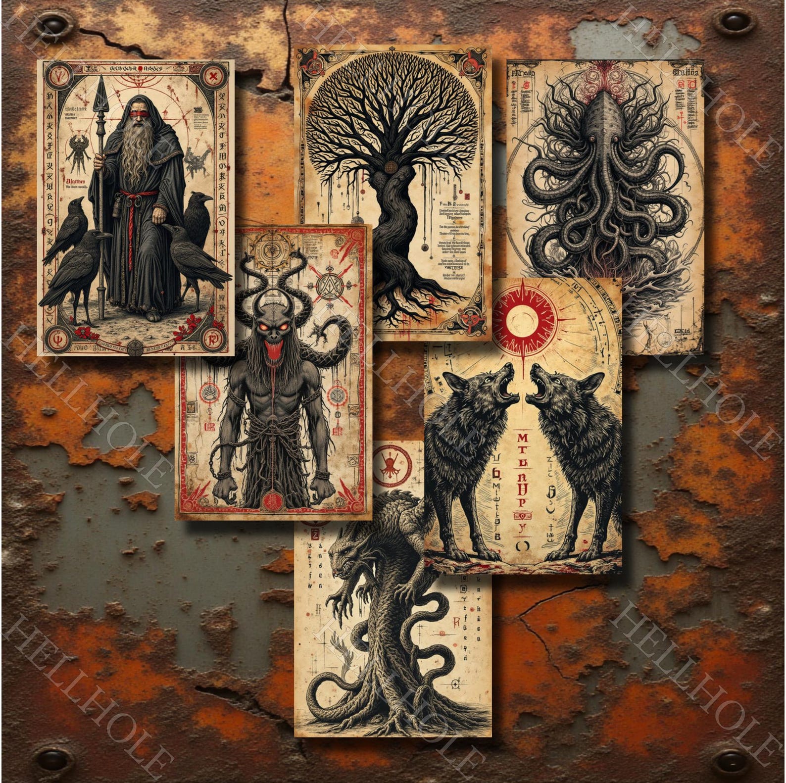 Freyja In Runes Norse Mythology Art Prints: Odin, Freyja, Runes (digital Download) - Etsy