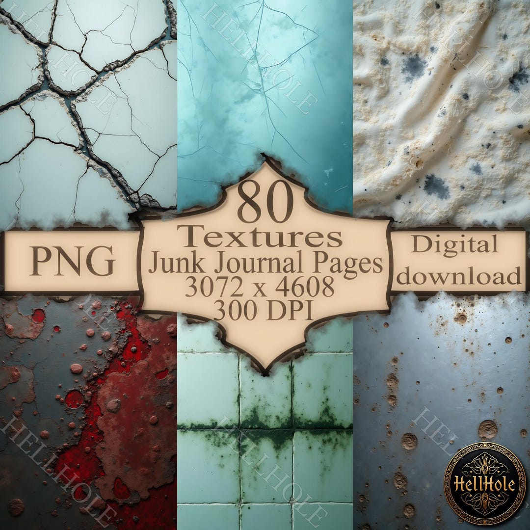 Grunge Background Texture Pack Printable, High Resolution Dark Surfaces ...