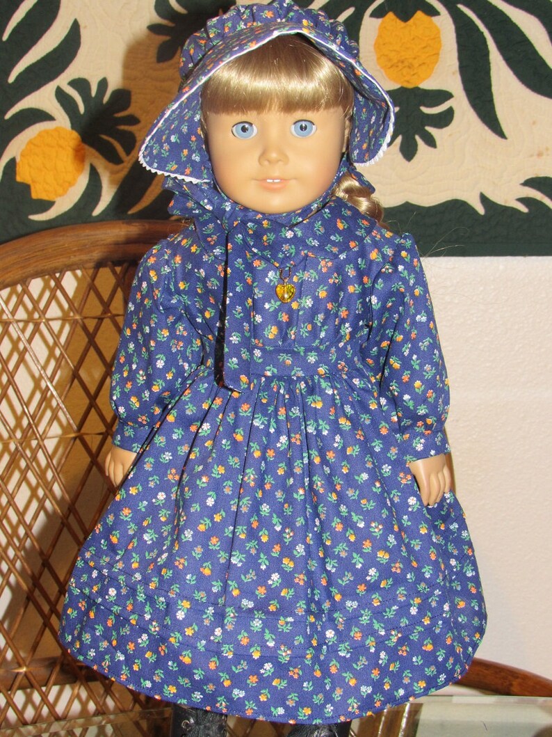 Royal Blue Calico Dress