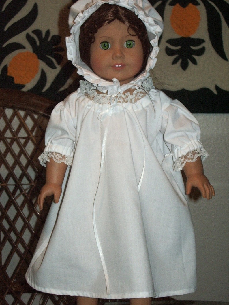 Felicity American Girl Doll Nightshift Nightgown Lappet Mob Cap ONLY PC