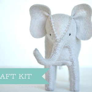 Felt Elephant Stuffed Animal Craft Kit