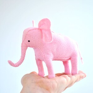 Pink Elephant Craft Kit Stuffed Animal Sewing Project image 6