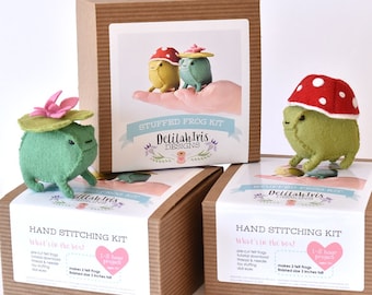 Lily Pad and Mushroom Frog Sewing Kit