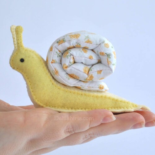 snail stuffed animal pattern