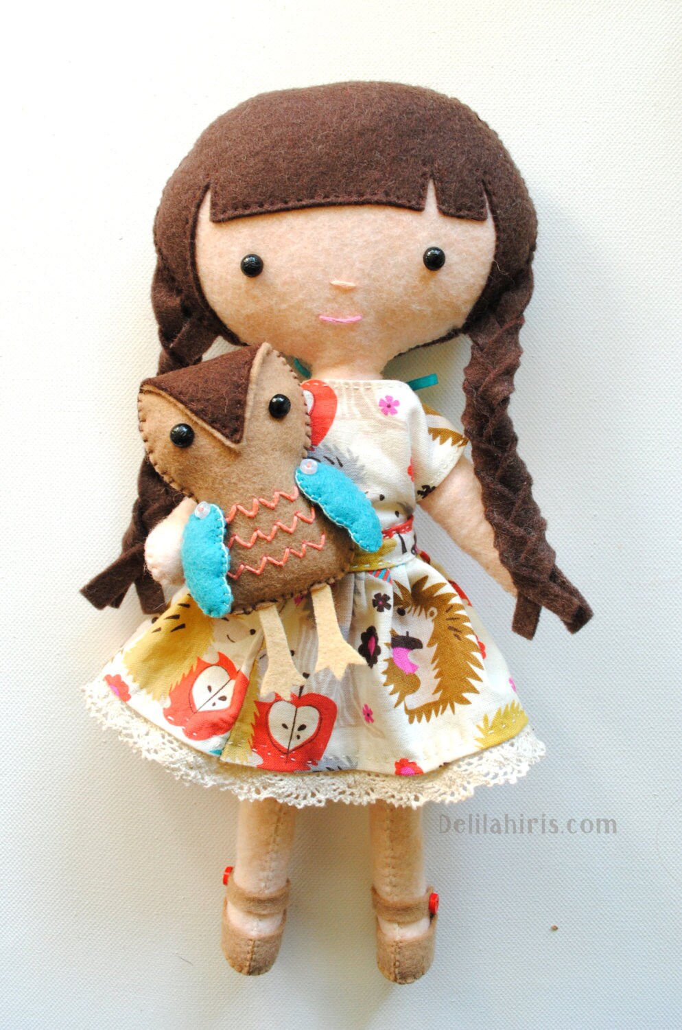 Felt doll hair hotsell