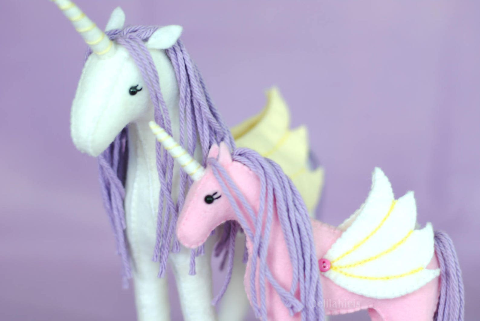 stuffed unicorn pattern svg pdf felt animal sewing pattern etsy