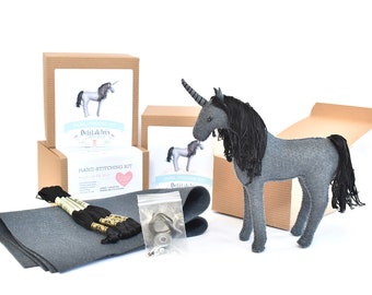 DIY Dark Unicorn Kit * Sew Your Own Stuffed Animal
